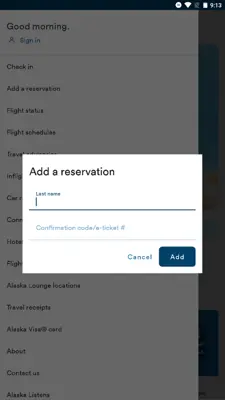 Alaska Airlines android App screenshot 6